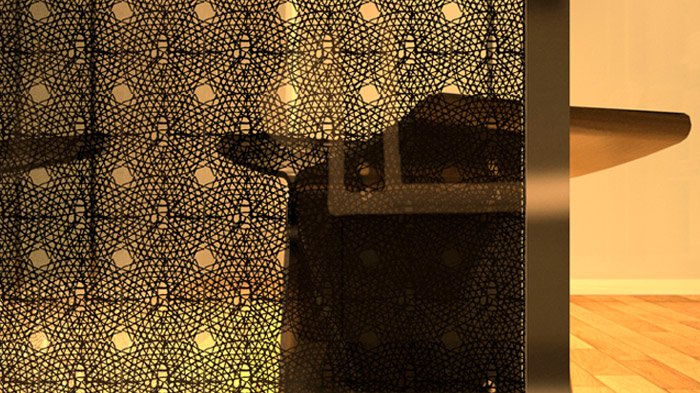 Decorative glass films